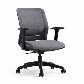 Silla giratoria MOSCÚ, roja